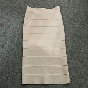 BCBG baby pink bodycon skirt